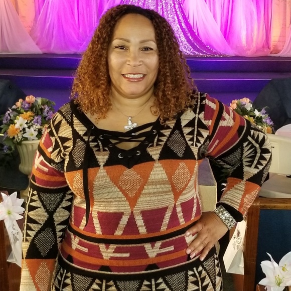 Plus size KNIT DRESS - Picture 7 of 8